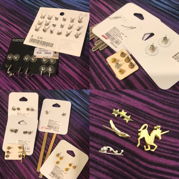 HUGE Assorted Earrings Lot - 62 earrings! - Picture 2 of 6